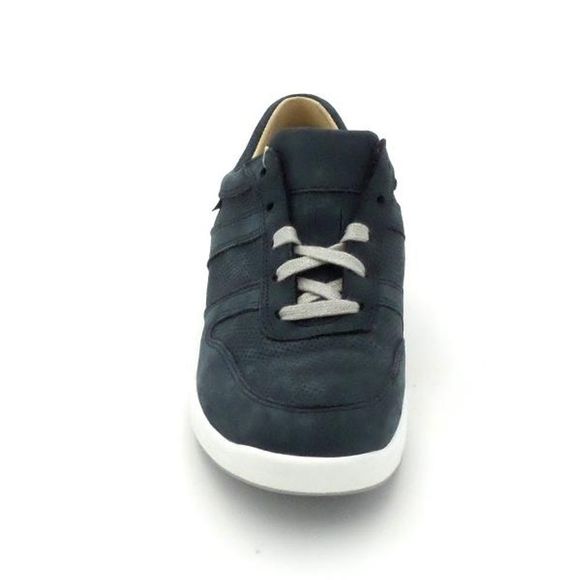 Mephisto Perforated Nubuck Lace-Up Sneakers Rebeca Navy - Medium - Picture 2 of 6